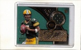 BRETT HUNDLEY 2015 TOPPS TRIPLE THREADS JERSEY AUTOGRAPH ROOKIE CARD