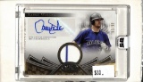 LARRY WALKER 2023 TOPPS TIER ONE GAME USED JERSEY AUTOGRAPH CARD