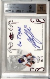 PAXTON LYNCH 2016 LEAF TRINITY RED AUTOGRAPH ROOKIE CARD. GRADED