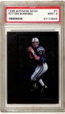 PEYTON MANNING 1998 BOWMAN INTERNATIONAL SP ROOKIE CARD. GRADED