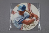 GEORGE BRETT 1986 GARTLAN AUTOGRAPH PORCELAIN DISC
