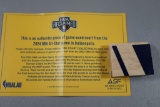 2024 NBA ALL STAR GAME USED FLOOR PATCH PIECE WITH COA