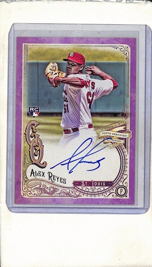 Alex Reyes Rookie Card ALEX REYES 2017 TOPPS GYPSY QUEEN AUTOGRAPH ROOKIE CARD | Art, Antiques ...