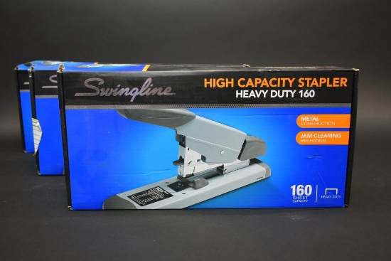 3 Swingline High Capacity Heavy Duty Staplers