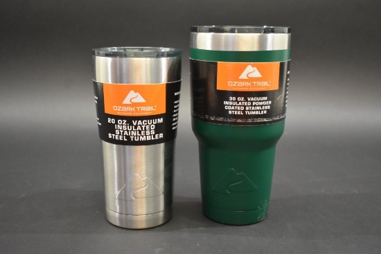 2 Ozark Trail Vacuum Insulated Stainless Tumblers