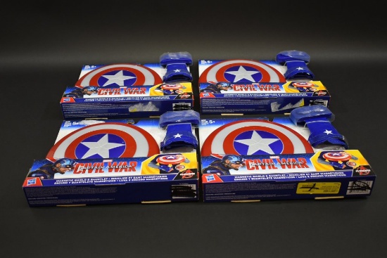 4 NEW Marvel Comics Captain America Toys