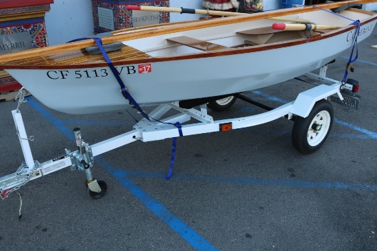 Fully Restored Sail Boat With Trailer