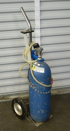 Nitrogen Tank With Cart