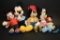 5 Vintage Mickey And Minnie Mouse Plush Toy's