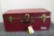 Red Seward Classic Collection Footlocker Trunk