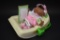 Cabbage Patch Baby Doll With Carrier Basket