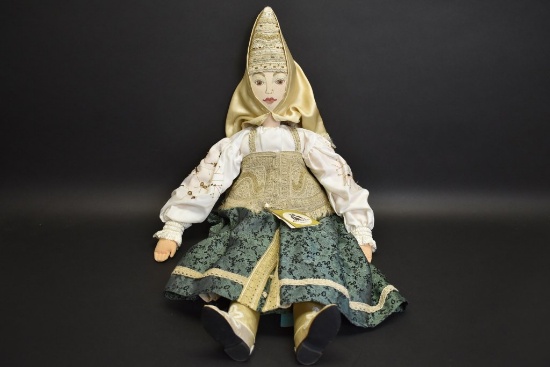 Vintage Alexandra Moscow Collector Cloth Doll