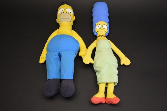 2 Simpson's Cloth Dolls