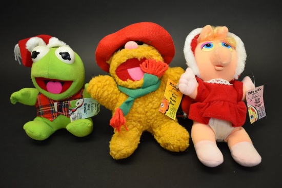 3 NEW Muppets Plush Toys