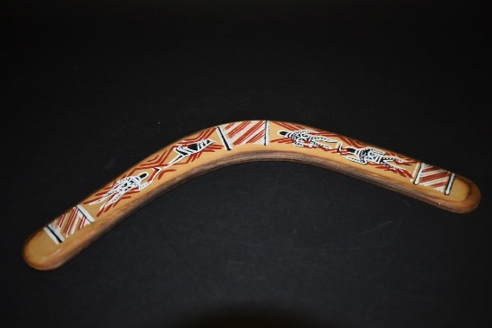 Hand Painted Boomerang