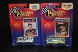 2 Winner's Circle Die Cast Car And Card Sets