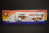 Exxon Collectors Edition Race Car Carrier