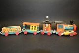 Vintage Fisher Price Wooden Toy Train