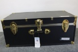 Black Seward Classic Collection Footlocker Trunk