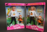 2 Happy Halloween Barbie & Kelly Sets