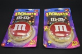 2 M&M Candy Dispensers