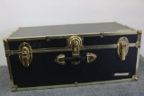 Black Seward Classic Collection Footlocker Trunk