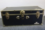 Black Seward Classic Collection Footlocker Trunk