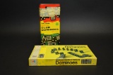 2 Vintage Dominoes Sets