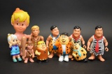 Collection Of 10 Vintage The Flinstones Toys