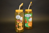 2 Vintage Garfield Water Bottles