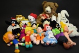 Collection of Vintage Plush Toys And Dolls