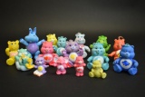 Collection of Care Bear Rubber Figurines