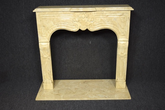 Italian Marble Fireplace Mantle