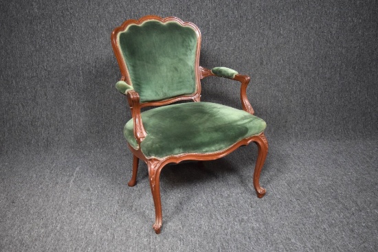 Victorian Upholstered Parlor Chair