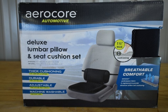 AreoCore Deluxe Lumbar Pillow And Seat Cushion