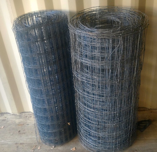 2 48in Rolls Of Wire Fencing
