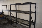 2 Sections Of Heavy Duty Boltless Racks