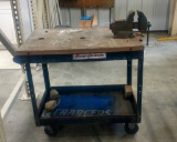 Rolling Cart With Vise