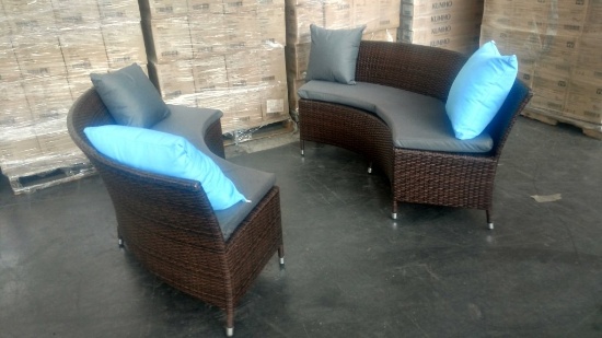 2pc Renava Luxemburg Outdoor Woven Patio Set