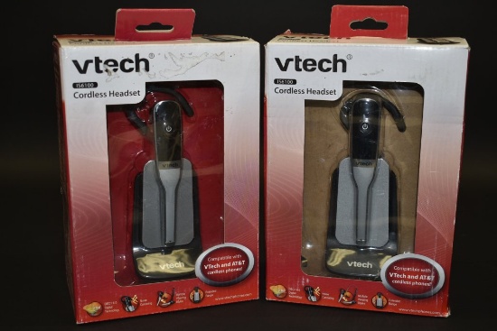 2 VTech Cordless Headsets