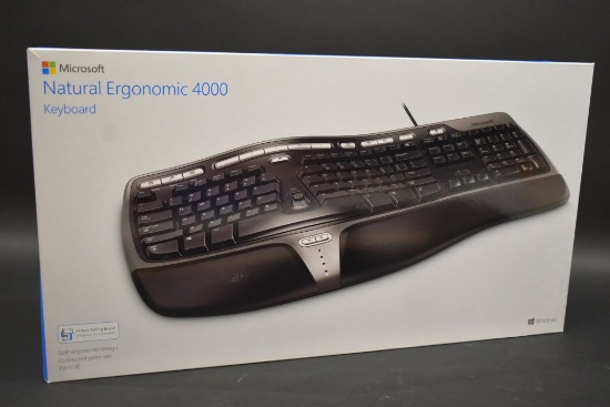 4 Microsoft Natural Ergonomic 4000 Keyboards