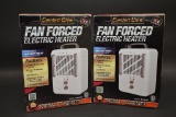 2 Comfort Glow Fan Forced Electric Heaters