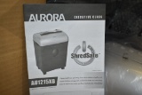 Aurora Cross Cut Paper Shredder