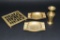 4 Solid Brass Decorative Items