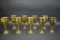 9 Brass Goblets