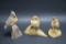 3 Danbury Mint Bird Figurines