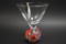 Modern Art Glass Martini Glass