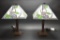 2 Tiffany Style Table Lamps