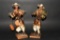 2 Paper Machete Figurines