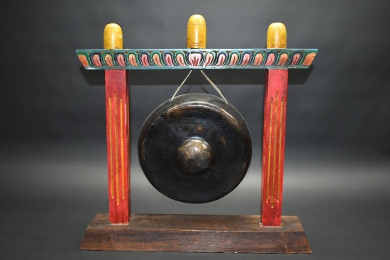 Vintage Bronze Gong